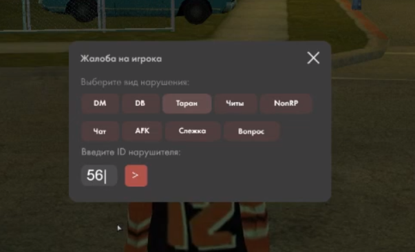 Система репорта как на MTA Province