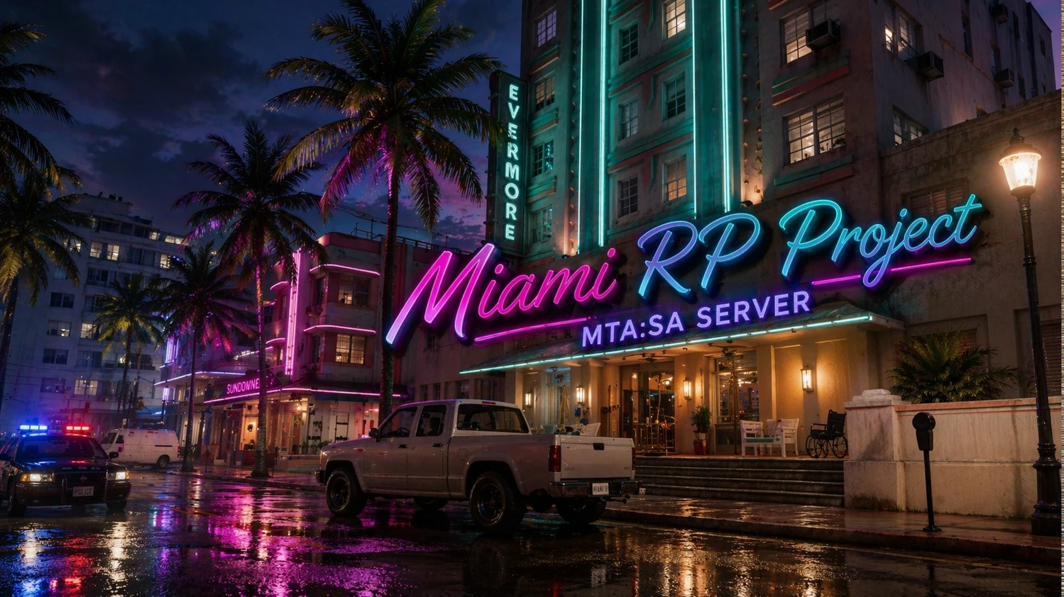 Мы открыли Miami RP Project на MTA:SA